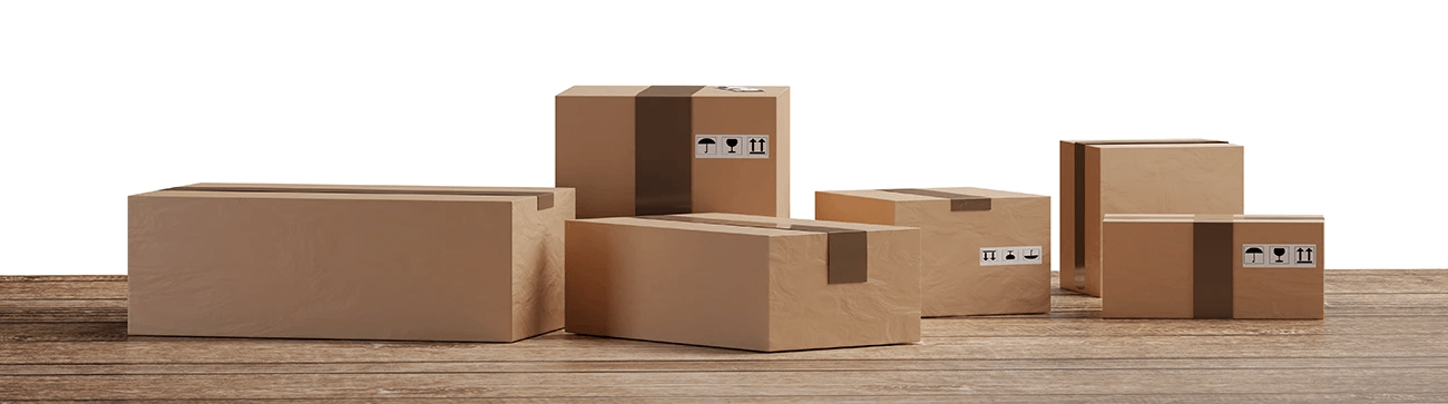 Cartons de tailles variées adaptés à divers produits